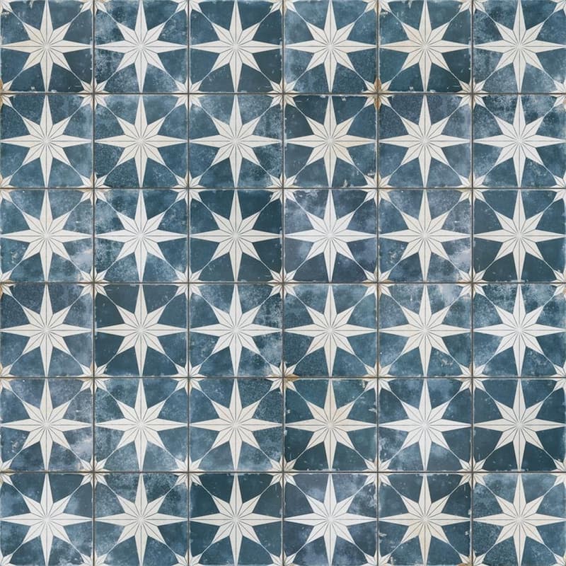 Merola Tile Kings Star Sky 17-5/8" x 17-5/8" Ceramic Floor and Wall Tile