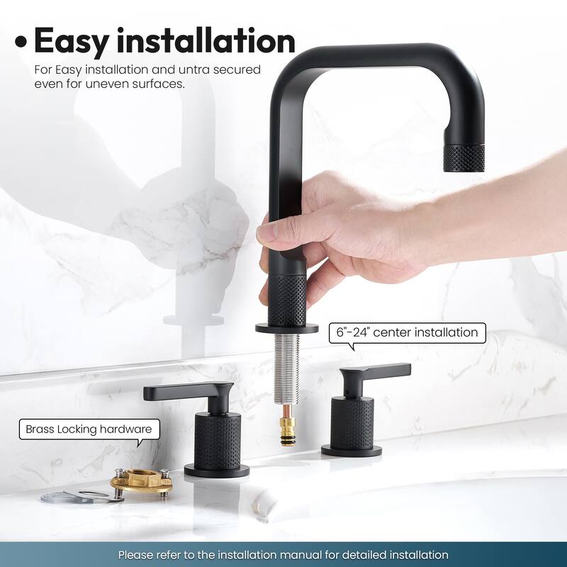 New York Widespread Bathroom Basin Sink Faucet