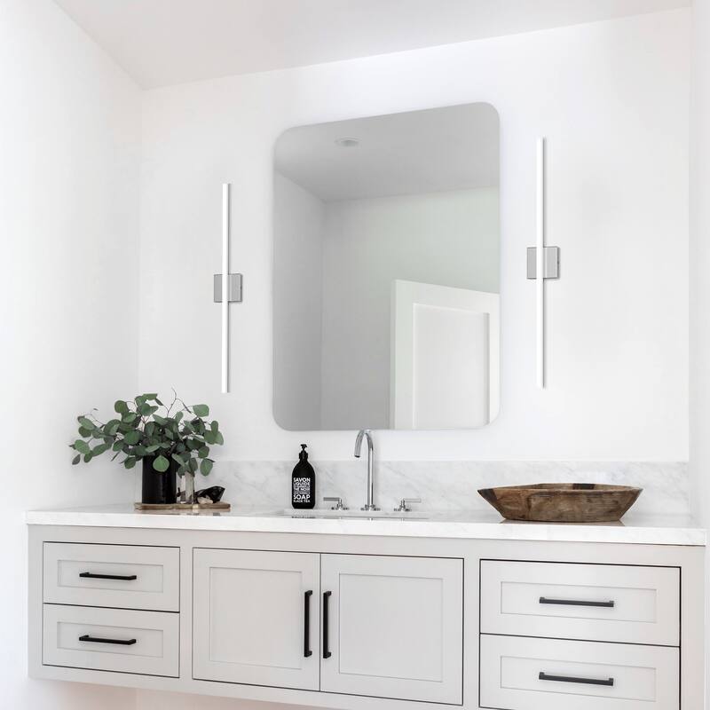 Modern Bathroom Vanity Light Mirror Makeup Front LED Lamp Waterproof