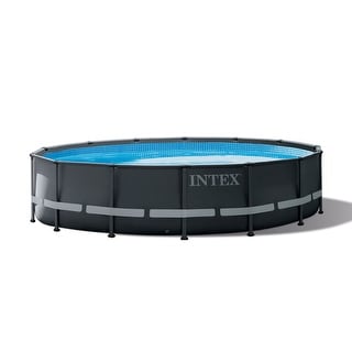 Intex Ultra XTR Frame 14' x 42" Round Above Ground Outdoor Swimming Pool Set - 134.6