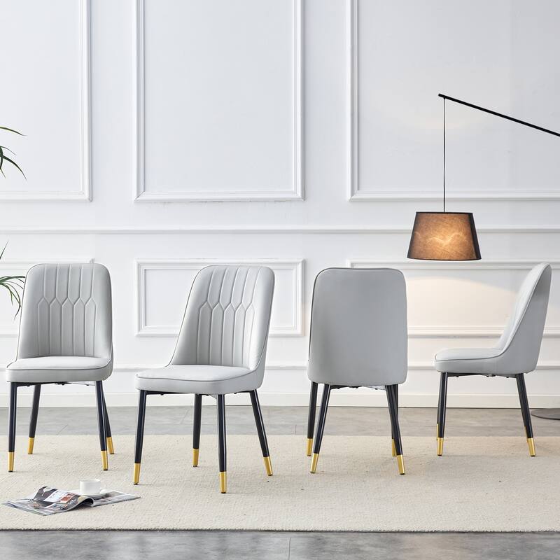 Modern PU Leather Dining Chair ,Set of 4