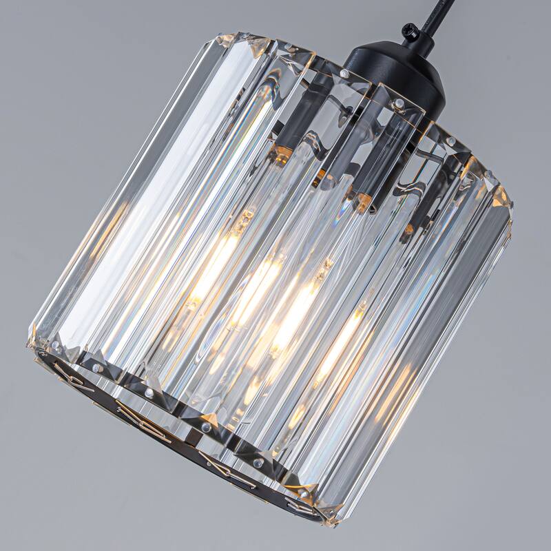 Starsky 3-Light Modern Linear / Cluster Pendant Light with Glass Shade