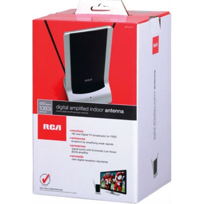 Rca Ant1251r Amplified Indoor Tv Antenna On Sale Overstock 24750356