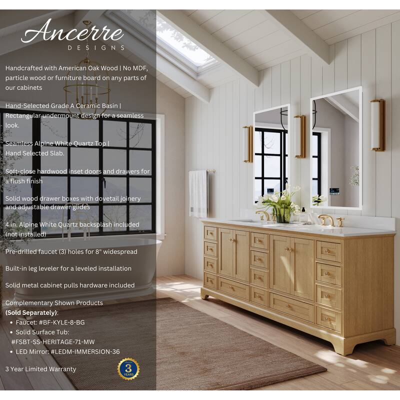 Ancerre Designs Audrey Bathroom Vanity Set