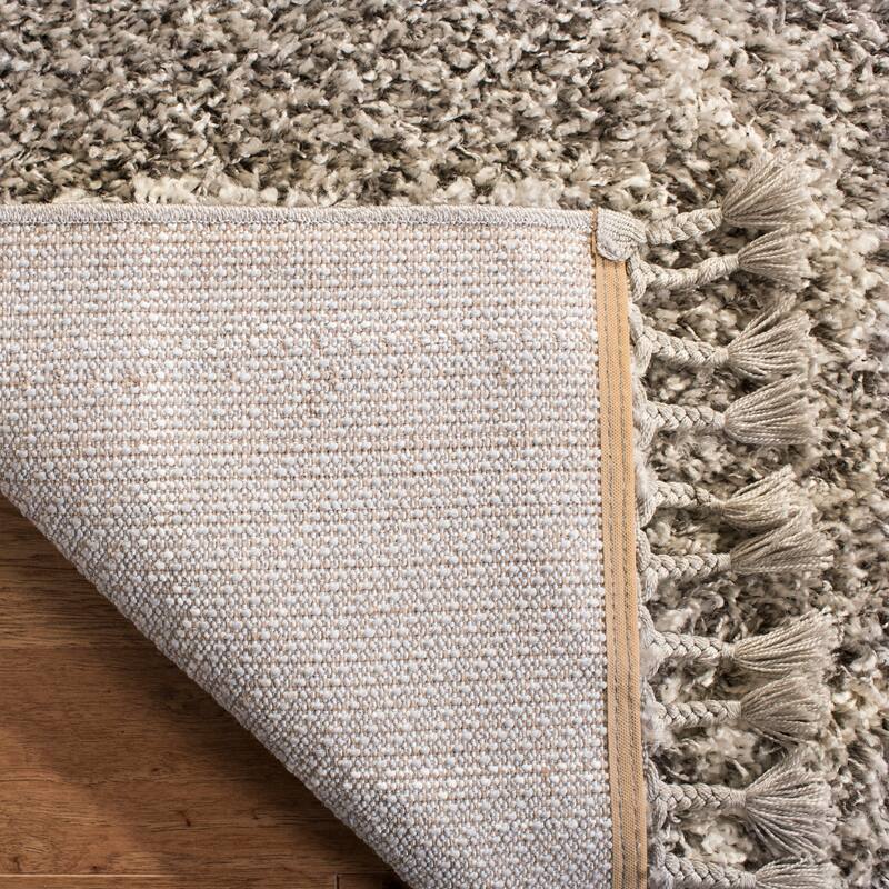 SAFAVIEH Pro Luxe Shag Yuna Moroccan Tassel 2.4-inch Thick