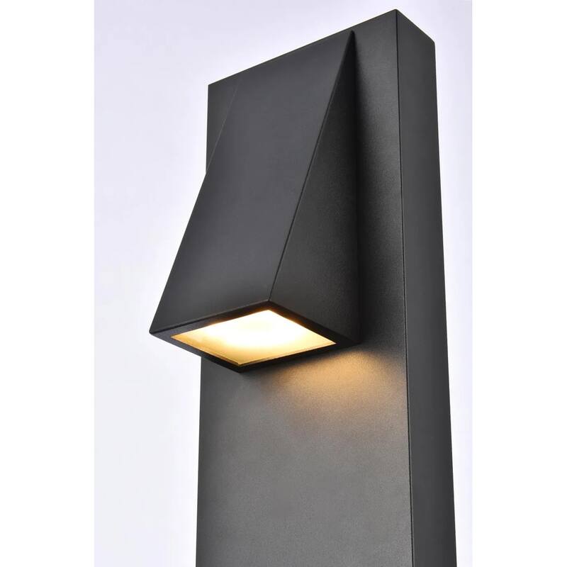 Elegant Lighting Raine 13" Tall LED Outdoor Wall Sconce