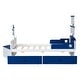 preview thumbnail 21 of 26, Twin Size Boat-Shaped Platform Bed Frame with 2 Drawers & Storage Box
