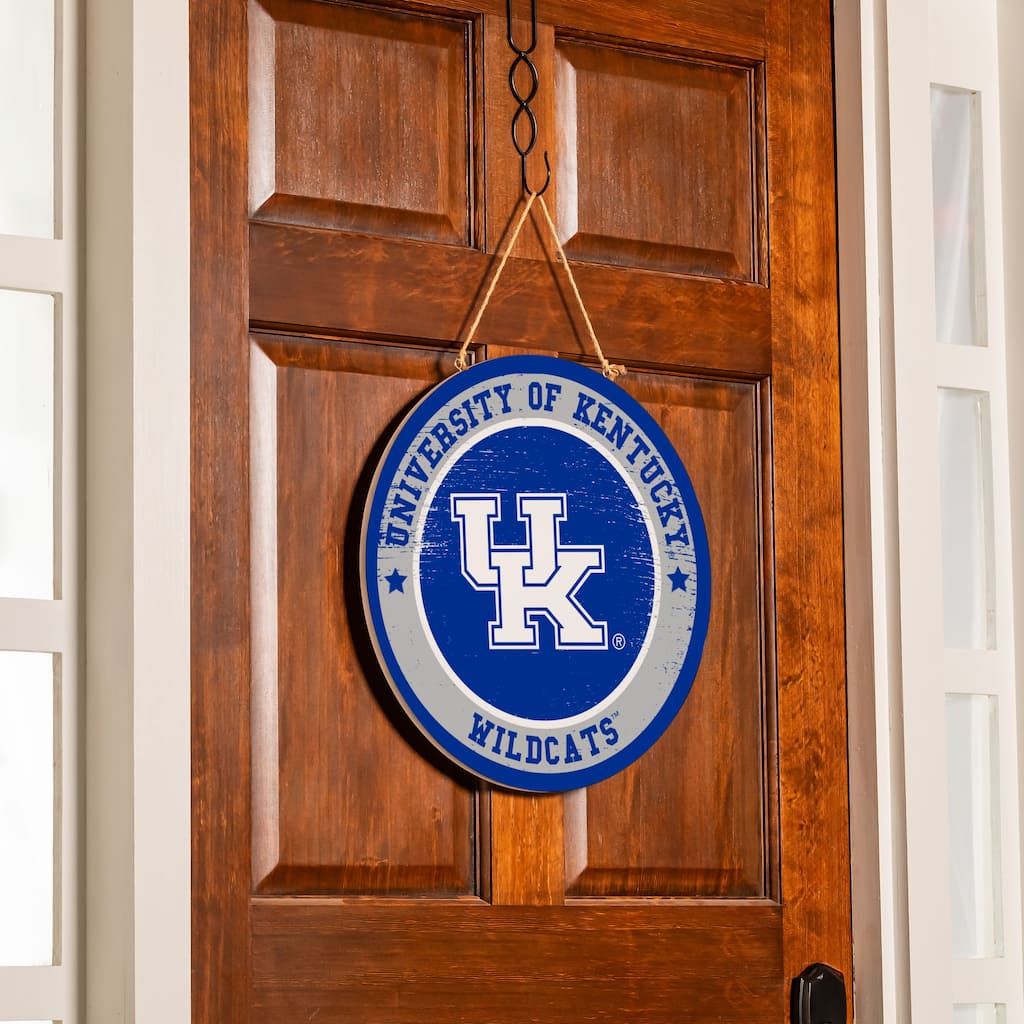 University of Kentucky Wooden Door Decor Wall Sign - Multi-Color