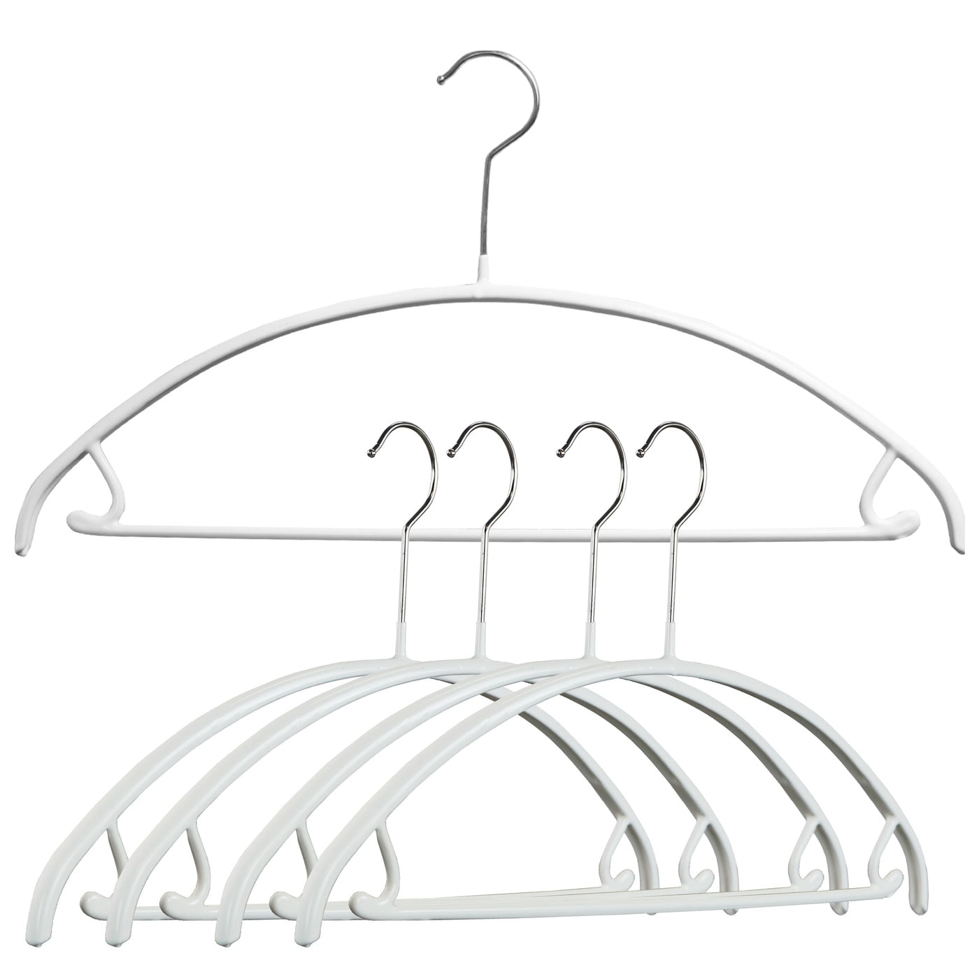MAWA 10pc Set European Clothing Hangers 7ea 40-P 3 ea 42-U