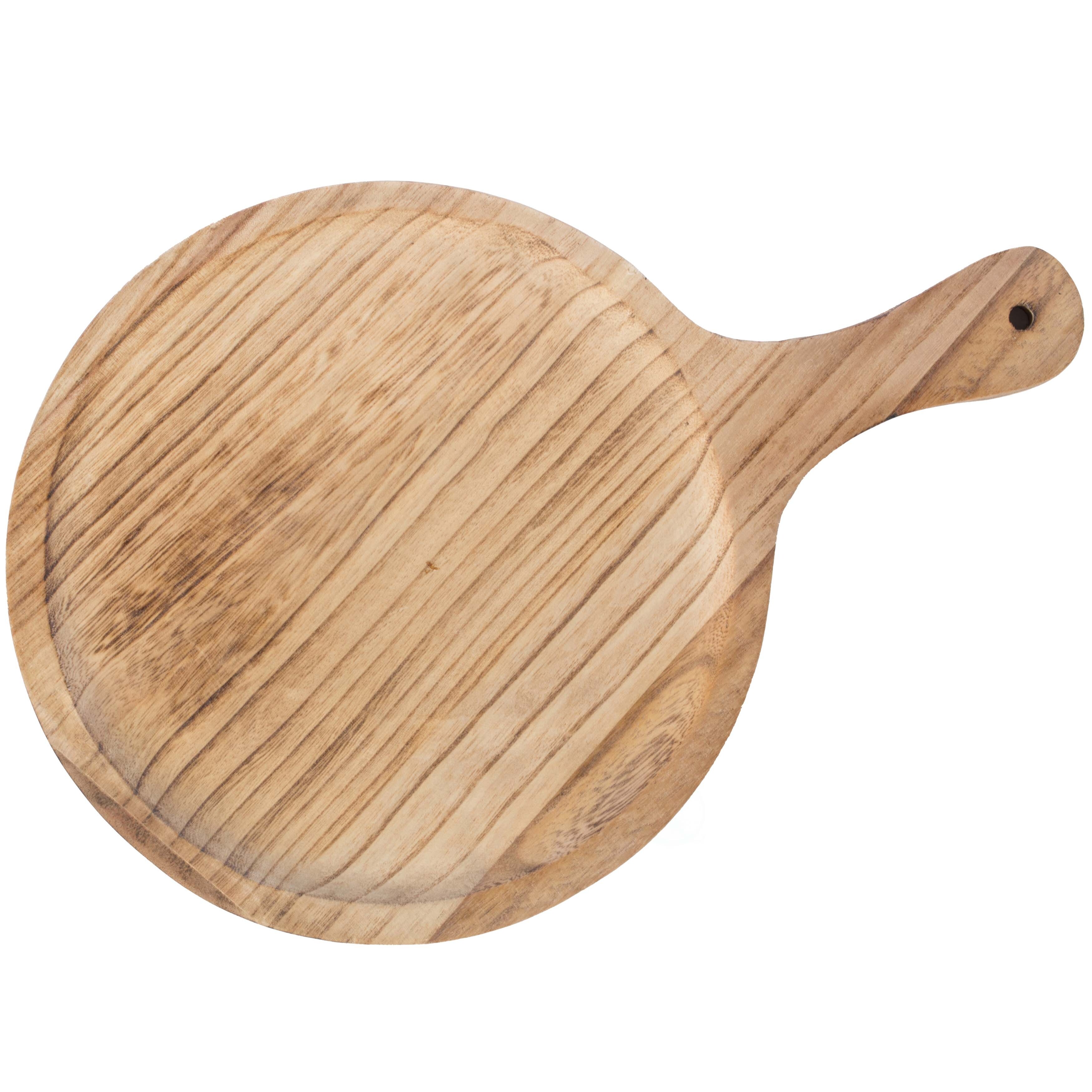 Pizza serving board display