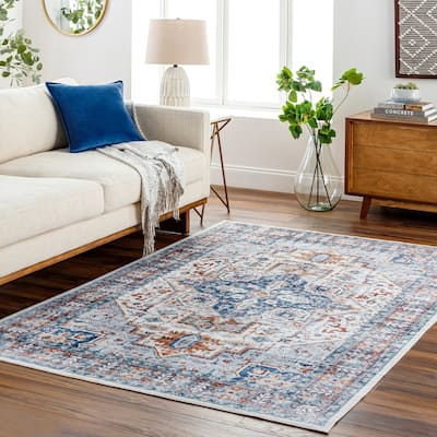 Syabira Machine Washable Traditional Area Rug
