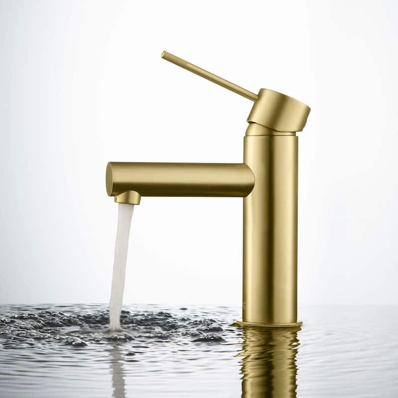 Luxury Single Hole Bathroom Faucet