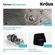 preview thumbnail 10 of 12, KRAUS Standart PRO Stainless Steel 30 in 1-Bowl Farmhouse Kitchen Sink
