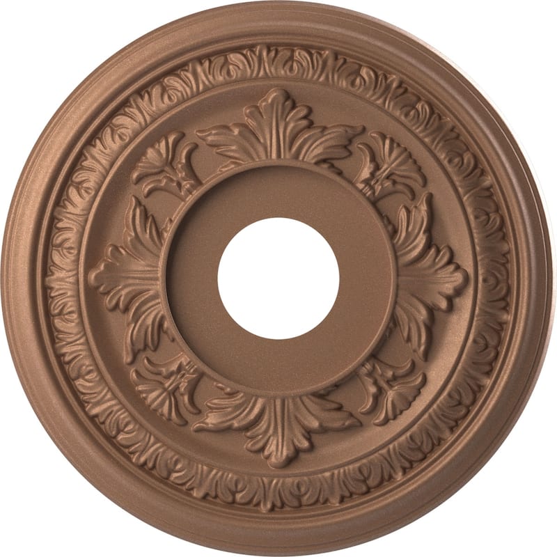 3 1/2" Inside Diameter - Baltimore Thermoformed PVC Ceiling Medallion