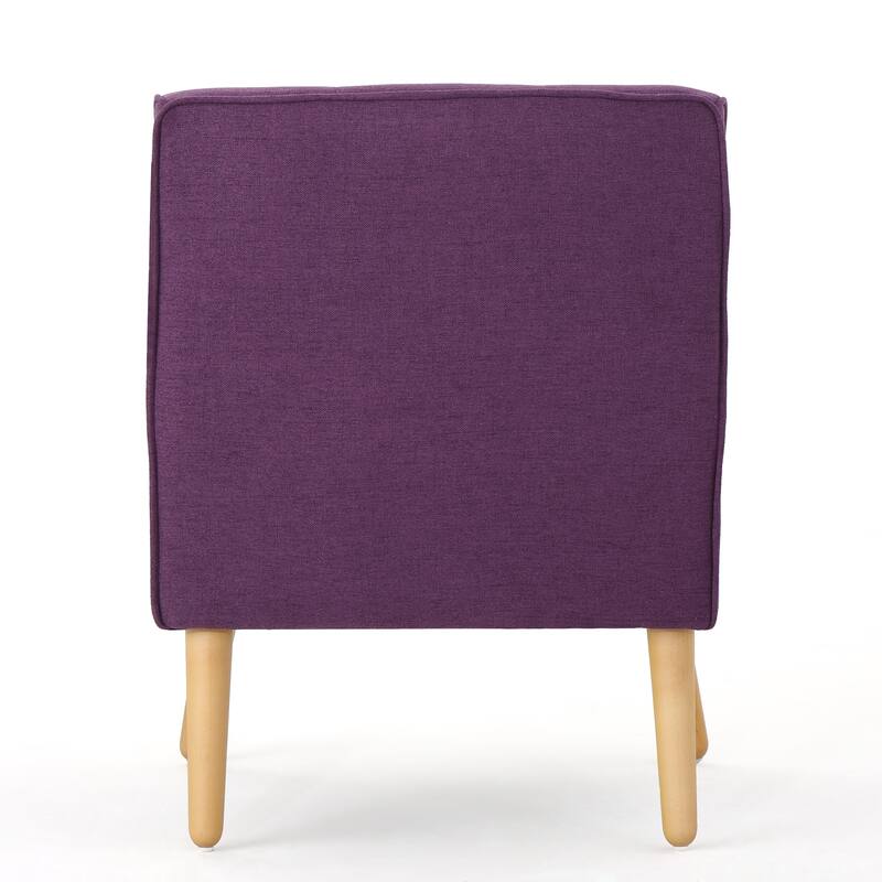 Back Chair Purple Club Chair Upholstered Armchair Accent Chair