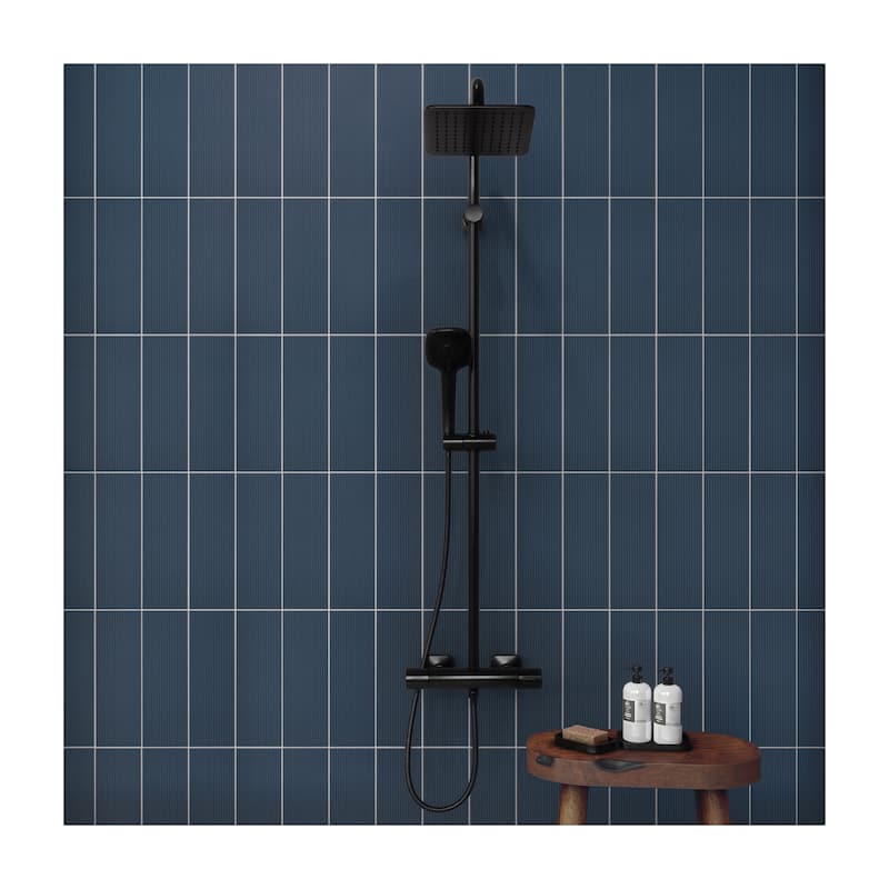 Daltile Stencil 4" x 12" Glazed Porcelain Linear Wall Tile (30 PC Per Carton) (8.72 SQFT Per Carton)