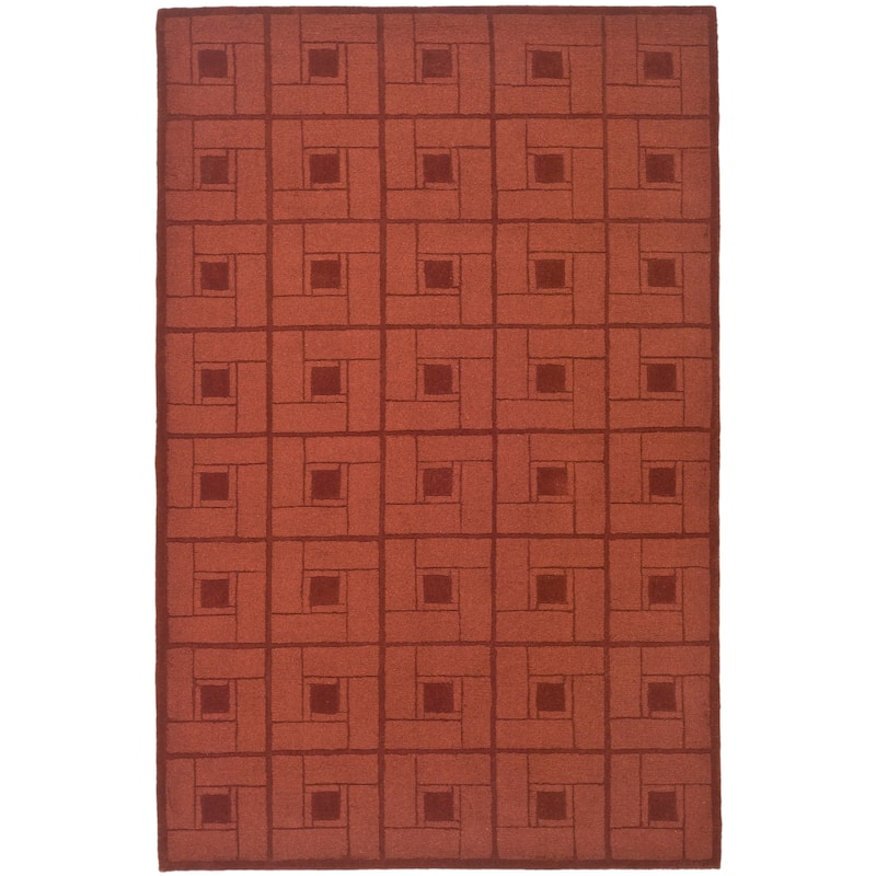 Martha Stewart by SAFAVIEH Square Knot Wool Rug