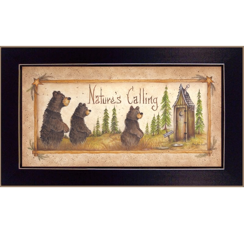TrendyDecor4U Contemporary "Nature's Calling" Framed Print Wall Art by Mary June