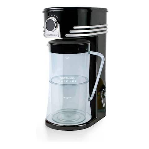 Nostalgia CafÃ©' Ice 3-Quart Iced Coffee and Tea Brewing System with Plastic Pitcher, Black