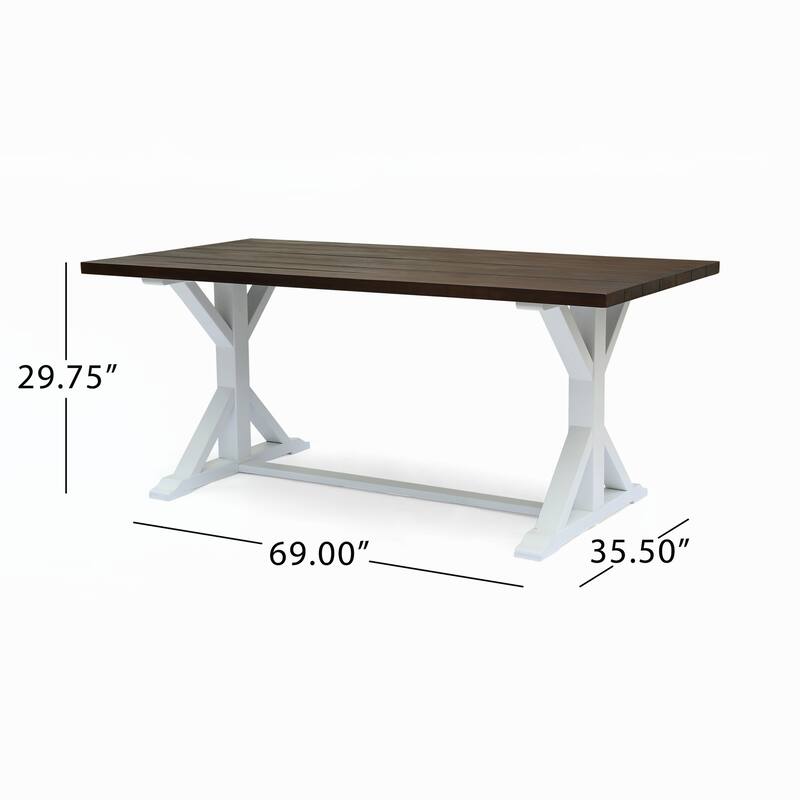 outdoor CASSIA FARMHOUSE DINING TABLE