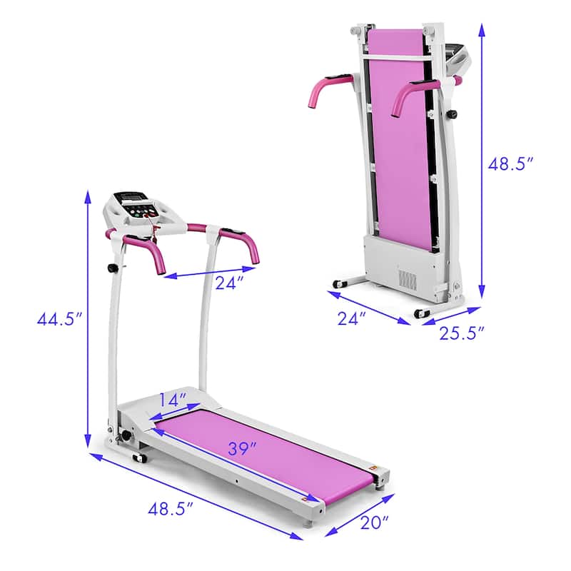 Folding Treadmill Electric Motorized Power Fitness Machine