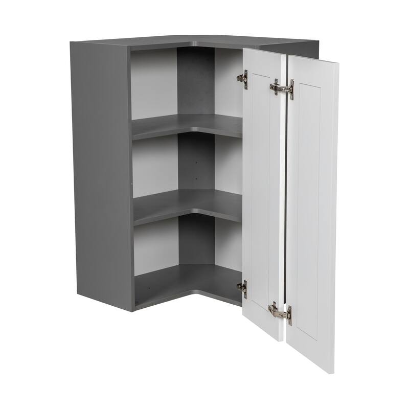24" x 30" Wall Easy Reach-Double Door-Grey - 24 x 30 x 12