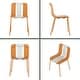preview thumbnail 16 of 16, BNK Indoor/Outdoor PP Plastic Chairs With Sturdy Metal Legs (Set of 4)