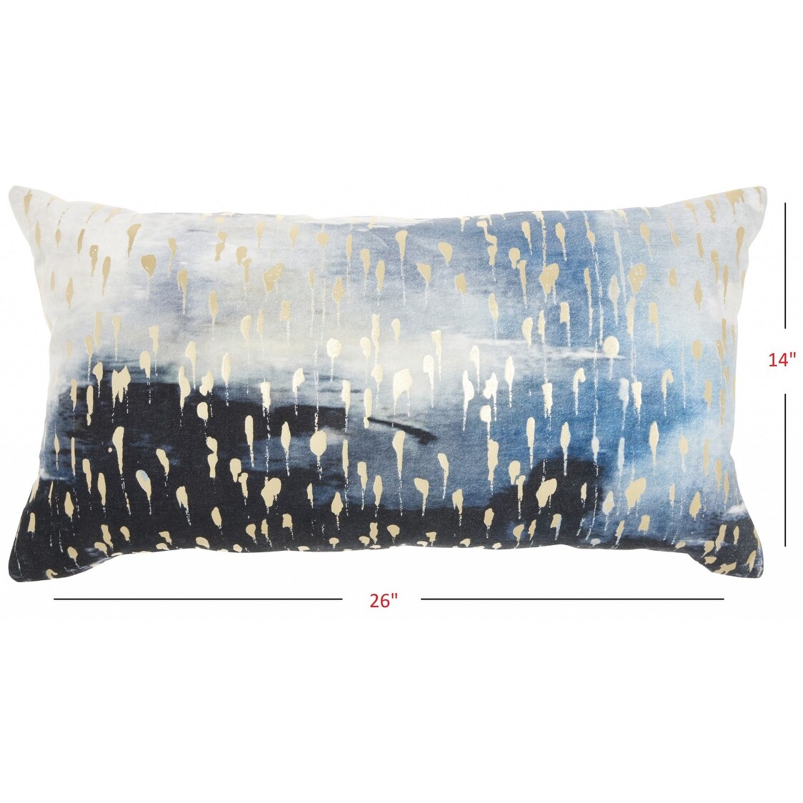 Blue best sale lumbar pillow