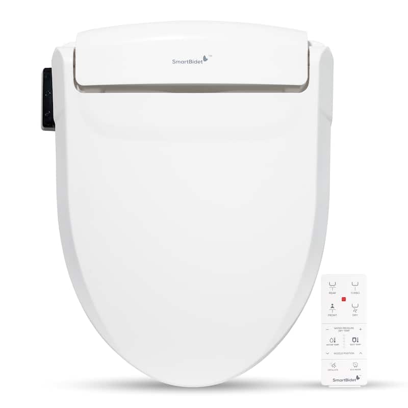 SmartBidet SB-1000WE Electric Bidet Toilet Seat with Elongated Seating