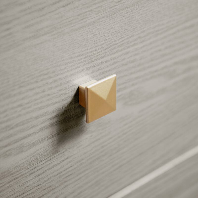 Furniture of America Thaila Modern 2-Piece Grey Wood Upholstered Panel Bedroom Set with LED on Headboard