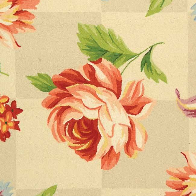 SAFAVIEH Handmade Chelsea Sprig French Country Wool Rug