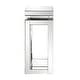 preview thumbnail 5 of 9, Allan Andrews Mirrored Glass Accent Pedestal Table
