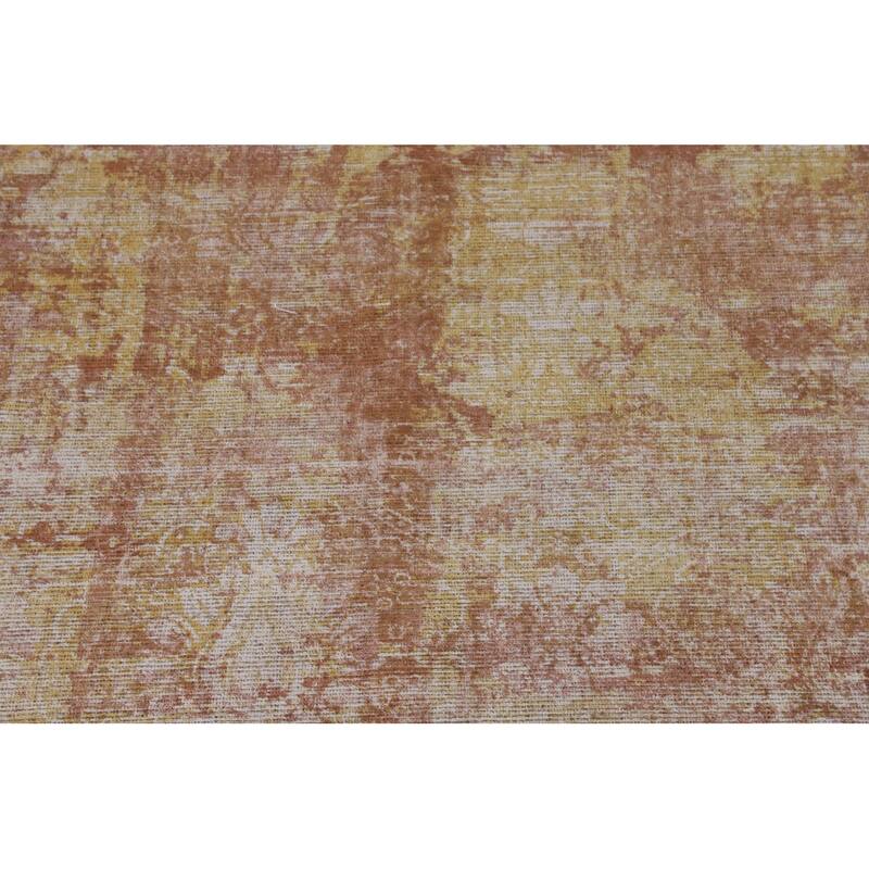 All-Over Abstract Oriental Area Rug Handmade Wool Carpet - 7'10" x 10'0"