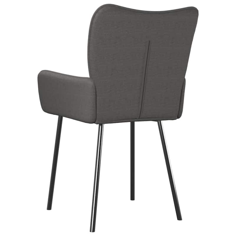 vidaXL Dining Chairs 2 Pcs Accent Upholstered Chair for Living Room Fabric - 21.7" x 22.8" x 32.3"
