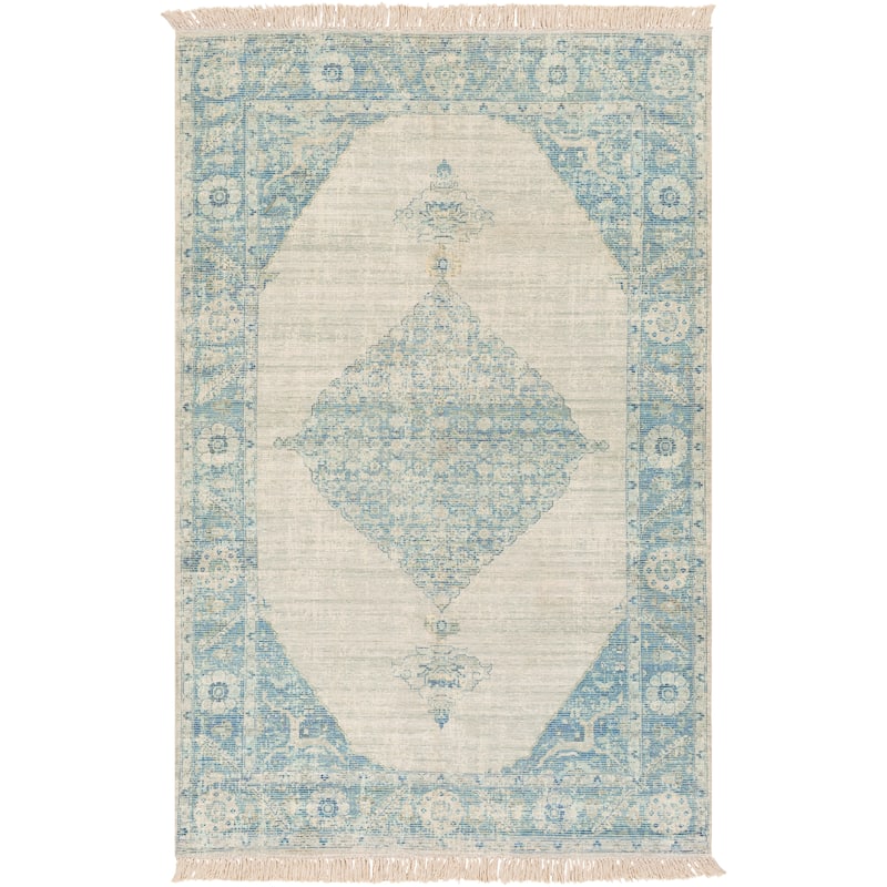 Livabliss Eliah Handmade Medallion Cotton Blend Area Rug