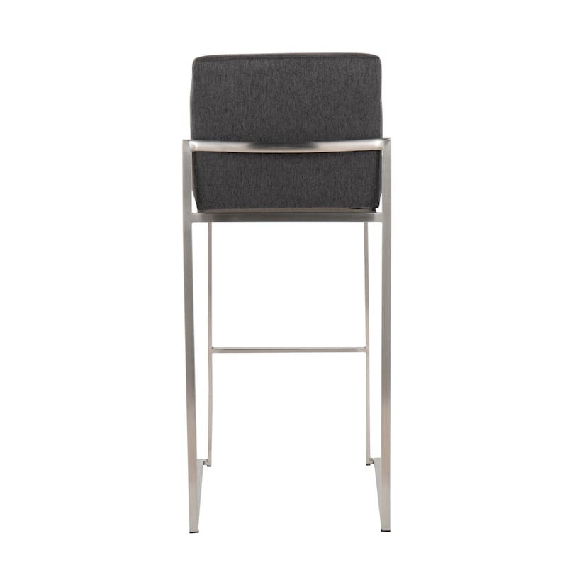 Silver Orchid Forrest High Back Bar Stool - Set of 2