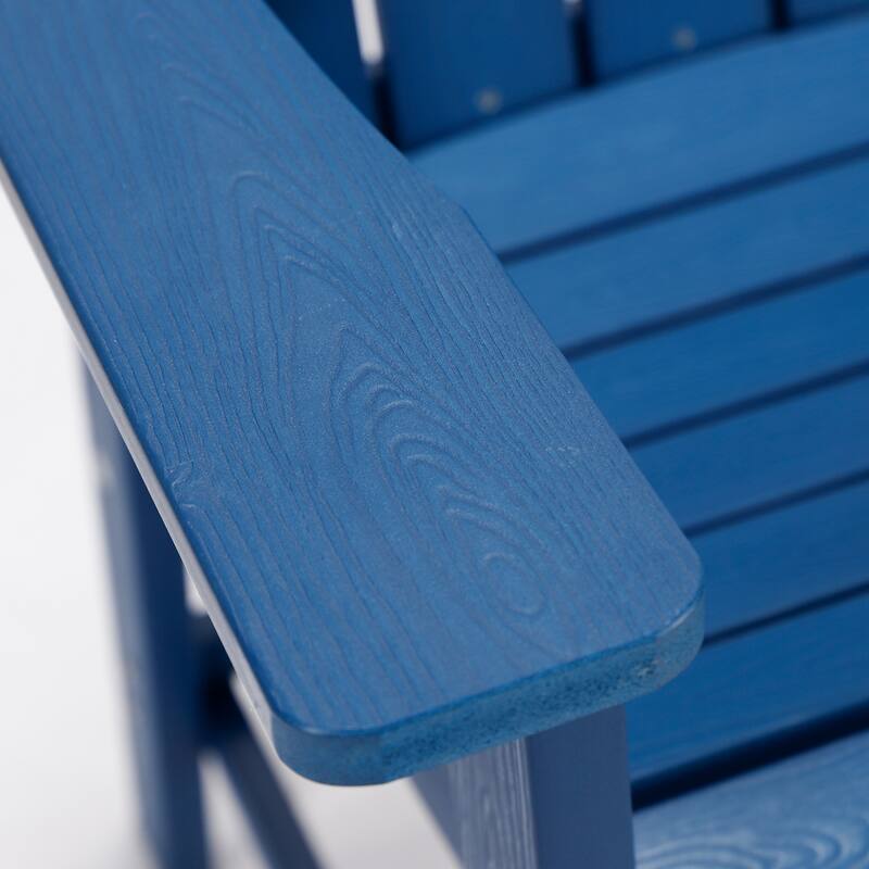 Tall Adirondack Chairs Set of 2 with handrails and connecting plates - 28.3"L x 22.6"W x 48.8"H