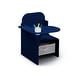 preview thumbnail 1 of 19, MySize Chair Desk with Storage Bin - Greenguard Gold Certified Blue