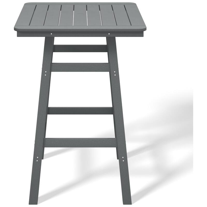 Laguna Hdpe All Weather Outdoor Patio 30" Square Bar Table