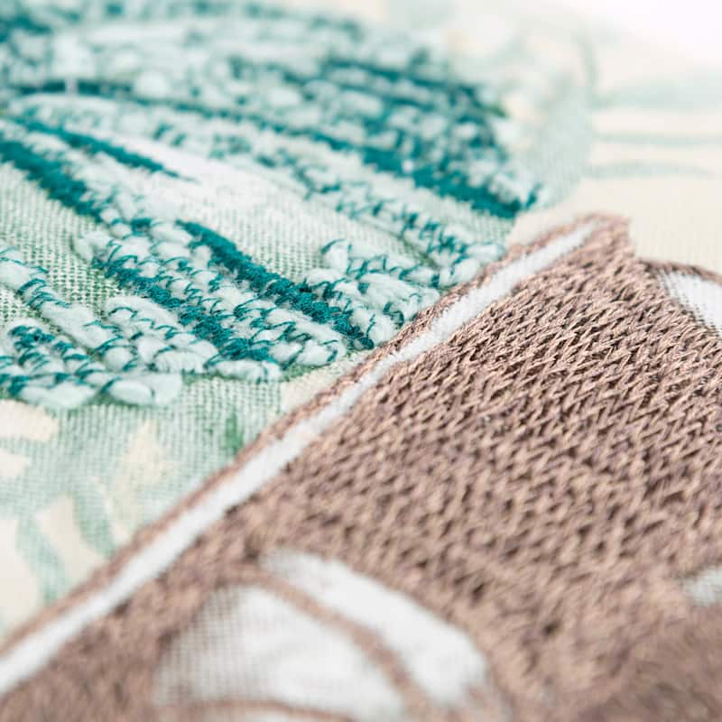 Rizzy Home Harvest Gourds Throw Pillow