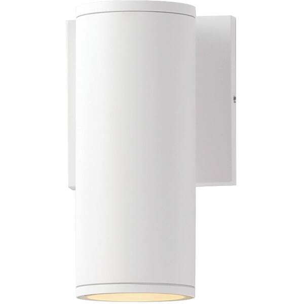 slide 2 of 7, Maxim 86221 Caldera 8" Tall ADA Compliant LED Outdoor Wall Sconce White