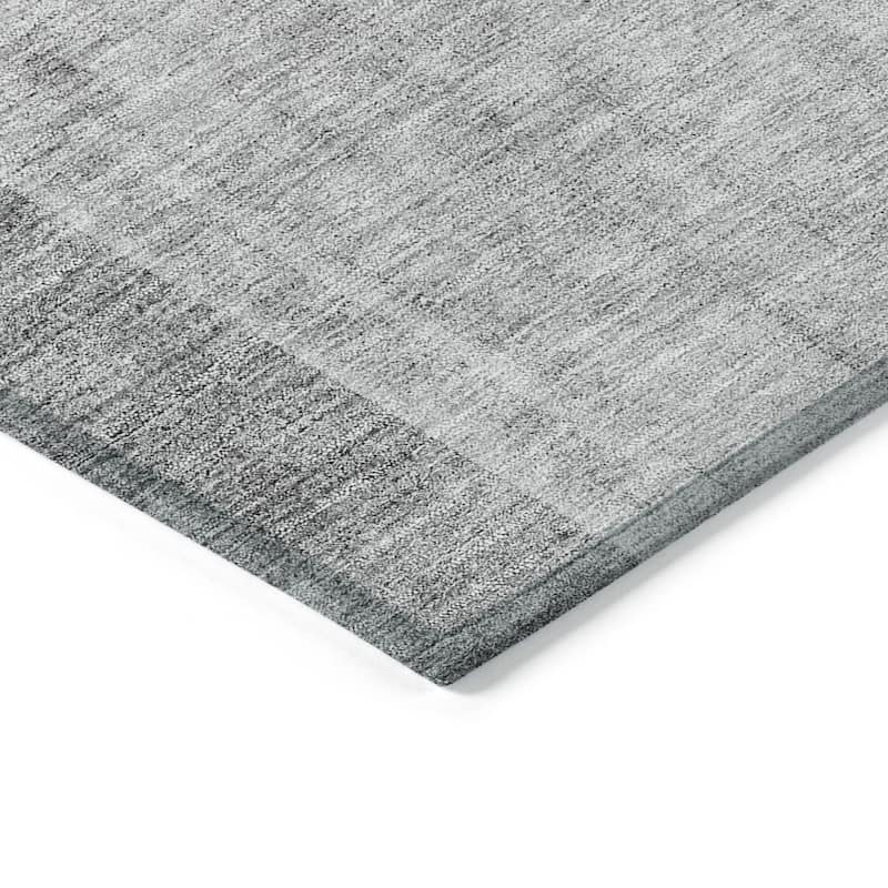 HomeRoots Geometric Transitional Rectangle Outdoor Rug