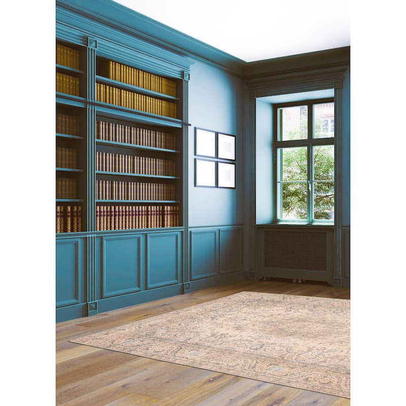 ECARPETGALLERY Hand-knotted Antalya Vintage Beige Wool Rug - 8'4 x 11'5