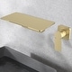preview thumbnail 2 of 18, YASINU Waterfall Bathroom Sink Faucet 1- Handle Wall Mount Lavatory Faucet