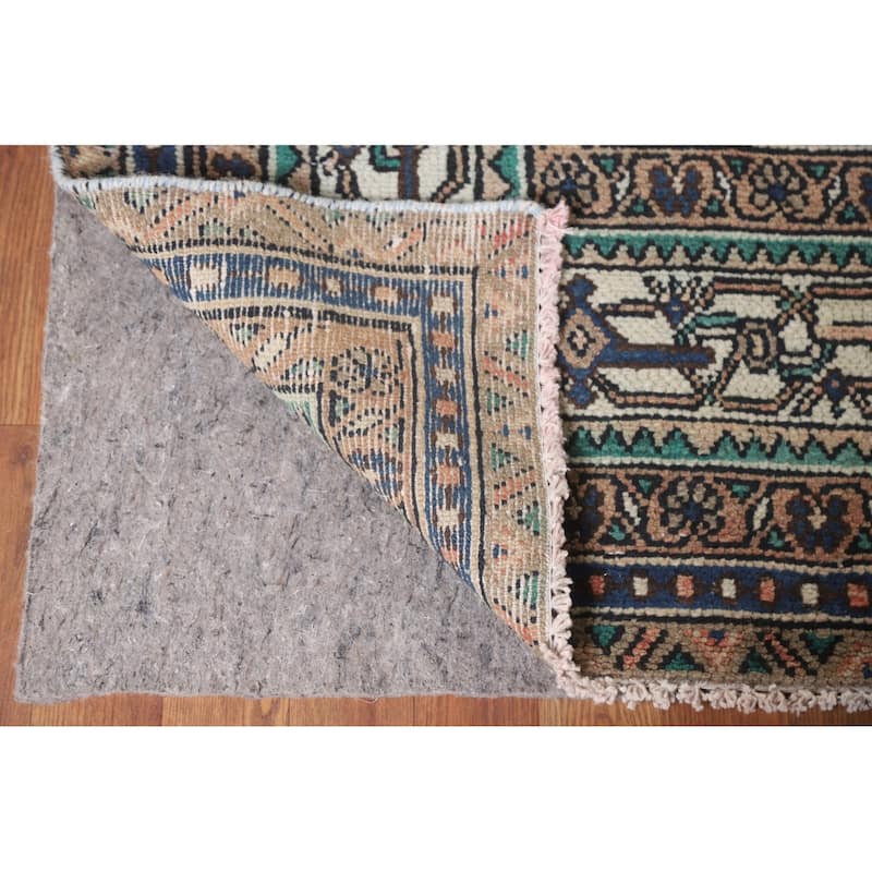 Hand Knotted Oriental 100% Wool Carpet Traditional Medallion Peach Hamedan Area Rug - 12' 11'' X 10' 0''