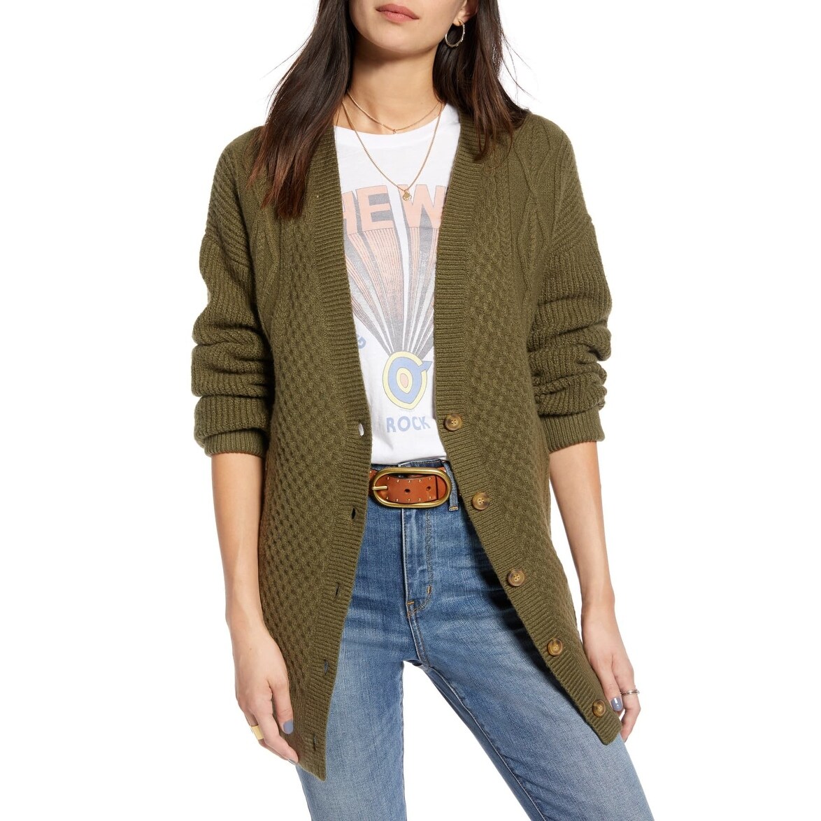 bonds knit cardigan