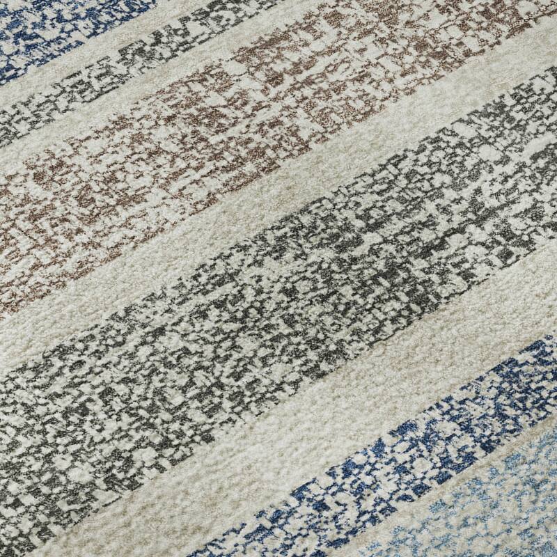 Premium Washable Super Soft Vintage Stripe Mayfield Rug