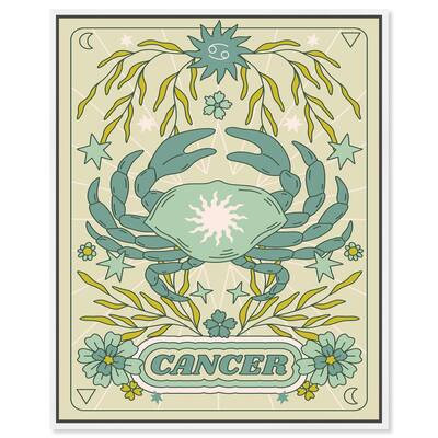 Cancer Stars Card Canvas by Art Remedy