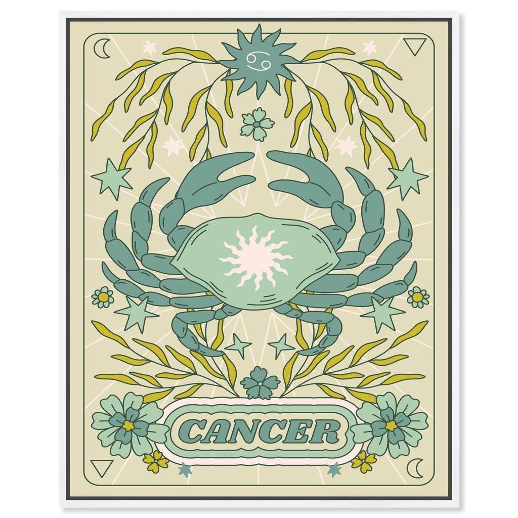 Cancer Stars Card Canvas by Art Remedy