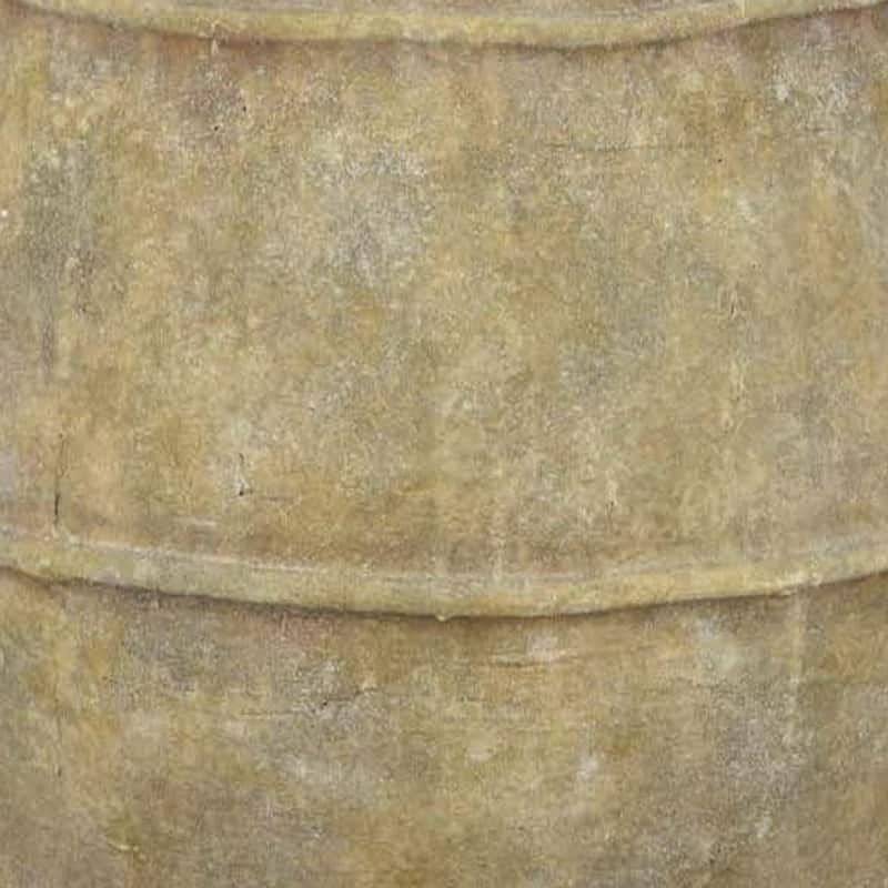 Lia Garden Planter, 29 Inch Tall Round Pot, Earthy Brown Terracotta